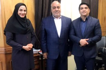 دیدار “مریم هاشمی” با استاندار کرمانشاه در آستانه اعزام به مسابقات جهانی