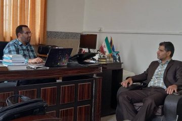 دیدار و گفتگوی دبیر انجمن ورزشی نویسان استان و مسئول بسیج رسانه