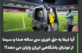 آیا فیفا به انحصار سی ساله صداوسیما از فوتبال باشگاهی ایران پایان می دهد ؟!