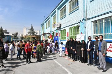 برگزاری جشنواره دانش آموزی گلف در دبستان پسرانه شهدای بازی دراز کرمانشاه